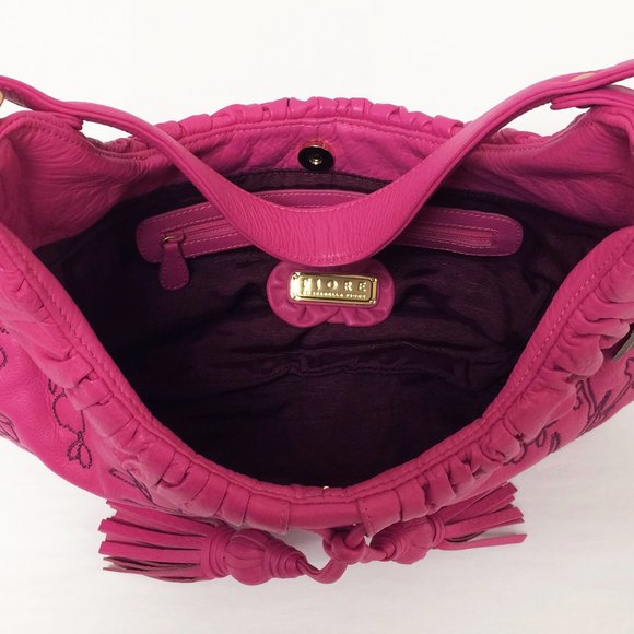 Fiore by Isabella Fiore Pink Stitch Flower Bag - Picture 4 of 9